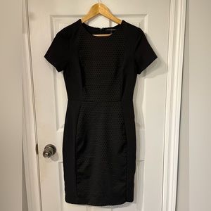 Banana Republic Black Fitted Work Dress